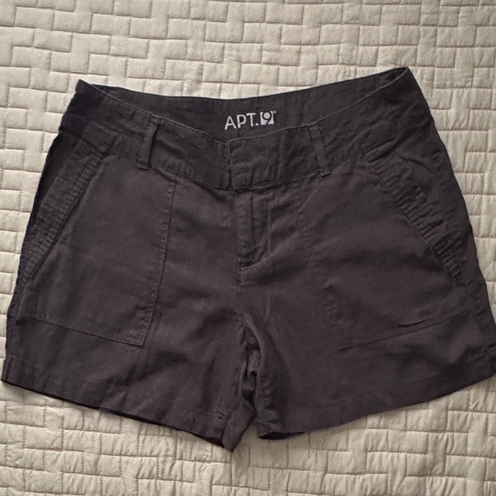 Apt. 9 Women's Dark Brown Cargo Shorts